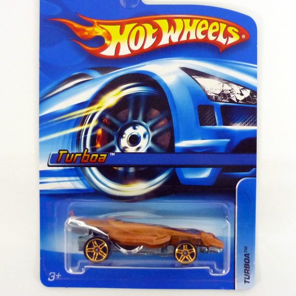 Mattel Toys Hot Wheels Turboa 3 Brown Diecast Car 2006 Poshmark